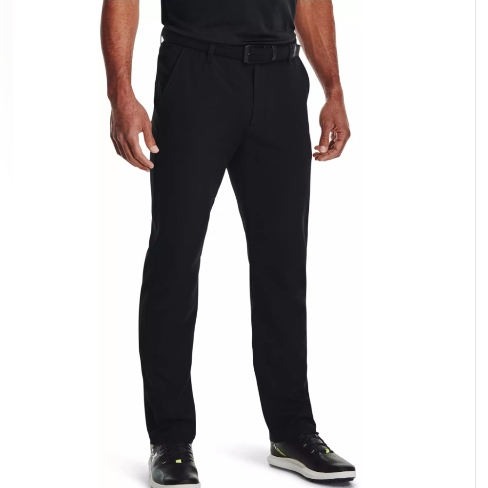 Under Armor Loose Fit Nylon Golf Travel Activewear Pants Men's Black 34 X 30